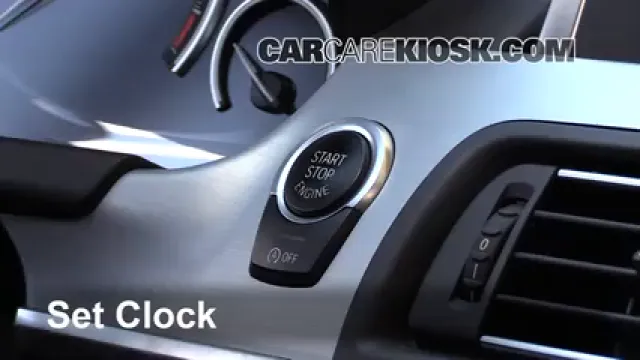 2014 BMW 650i xDrive Gran Coupe 4.4L V8 Turbo Reloj Fijar hora de reloj